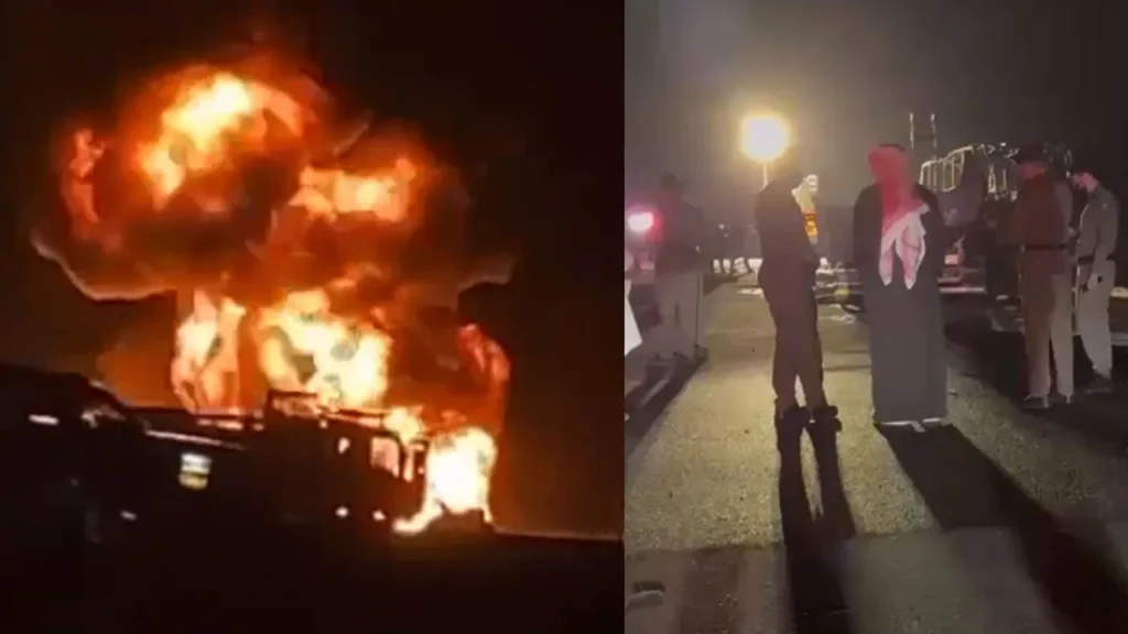 সৌদি আরবের মদিনায় বাস-ট্যাংকার সংঘর্ষঃ ৪২ ওমরাহযাত্রী নিহত