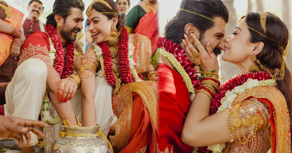 অবশেষে বিয়ের পিঁড়িতে বিজয়-রাশমিকা