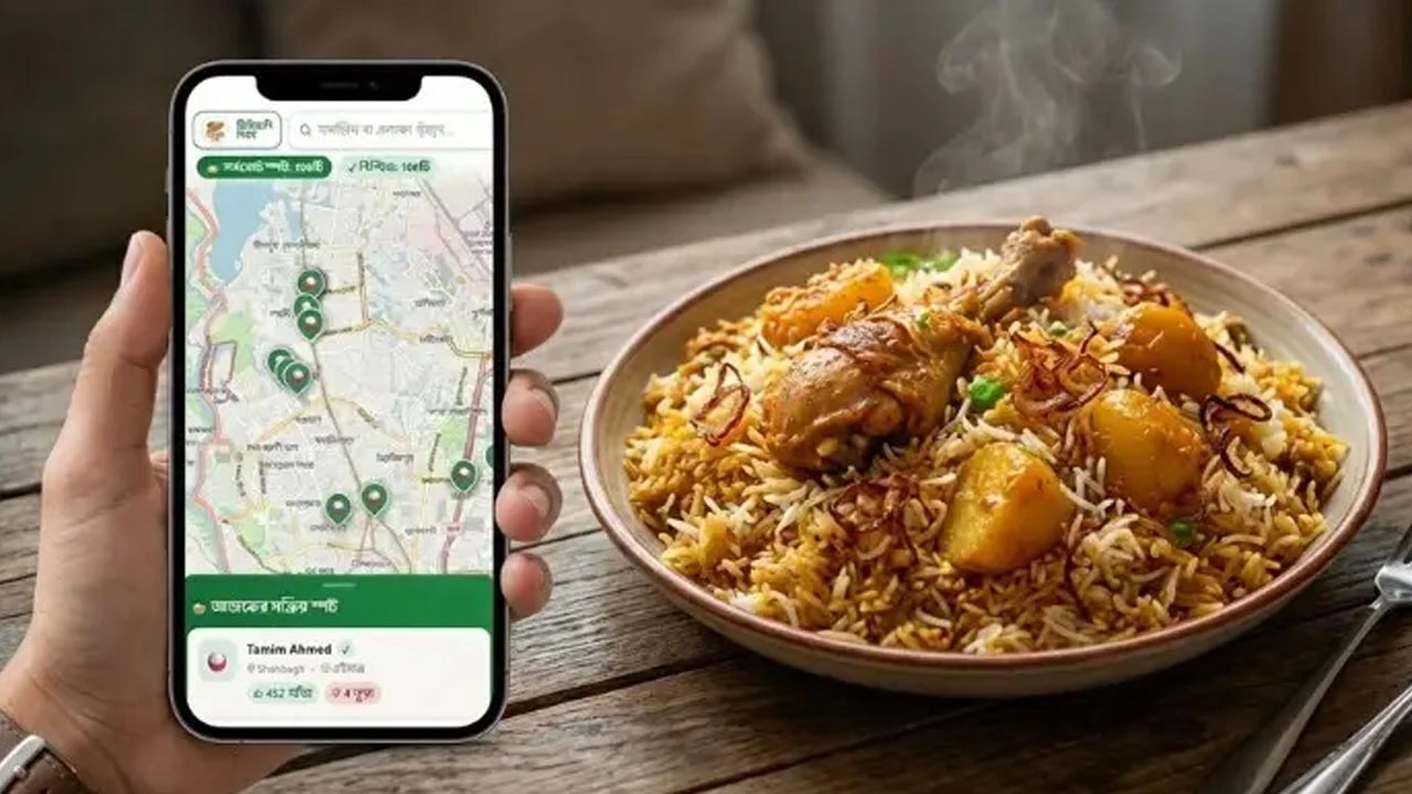 ইফতারে কোন মসজিদে গেলে মিলবে বিরিয়ানি, জানাবে যে অ্যাপ